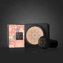 Load image into Gallery viewer, Air Cushion Make up Foundation Cream Mushroom Head Moisturizing Air-permeable Natural Makeup BB Cream
