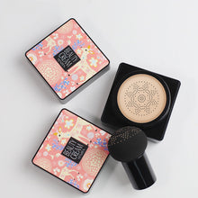 Load image into Gallery viewer, Air Cushion Make up Foundation Cream Mushroom Head Moisturizing Air-permeable Natural Makeup BB Cream
