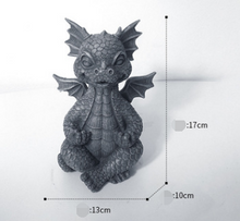 Load image into Gallery viewer, Garden Dragon Resin Crafts Statue Outdoor Home Desktop Decoration Ornaments
