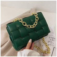 Load image into Gallery viewer, Woven soft top chain pack with versatile cross shoulder

