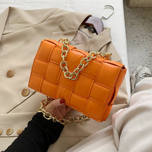 Load image into Gallery viewer, Woven soft top chain pack with versatile cross shoulder
