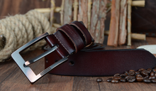 Load image into Gallery viewer, Men&#39;s leather belt
