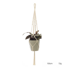 Load image into Gallery viewer, Custom Hand-knitted Hanging Flowerpot Net Bag
