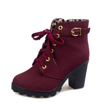 Load image into Gallery viewer, Cross strappy booties with Martin boots
