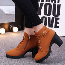 Load image into Gallery viewer, Cross strappy booties with Martin boots
