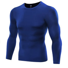 Load image into Gallery viewer, Sports Tights Solid Color Round Neck High Stretch Compression Fitness Clothes
