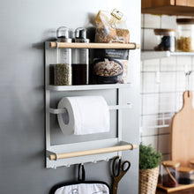 Load image into Gallery viewer, Magnetic Adsorption Refrigerator Side Rack Wall-mounted Multi-function Storage Holder
