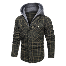 Load image into Gallery viewer, Men Warm Jacket Fleece Thick Autumn Winter Detachable Hoodies Jackets Men Slim Fit Men Clothing

