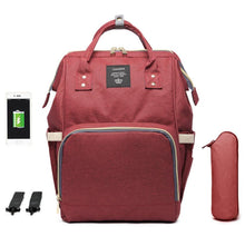 Load image into Gallery viewer, Large Capacity Diaper Bag Mummy Nursing Nappy Backpacks Travel Baby
