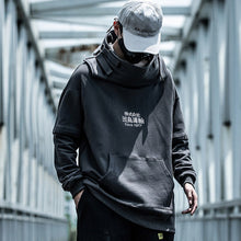 Load image into Gallery viewer, High collar coat hooded sweater
