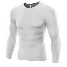 Load image into Gallery viewer, Sports Tights Solid Color Round Neck High Stretch Compression Fitness Clothes
