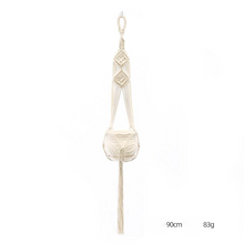 Load image into Gallery viewer, Custom Hand-knitted Hanging Flowerpot Net Bag
