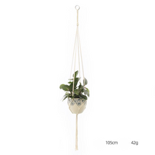 Load image into Gallery viewer, Custom Hand-knitted Hanging Flowerpot Net Bag
