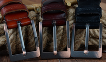 Load image into Gallery viewer, Men&#39;s leather belt
