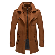 Load image into Gallery viewer, Cold-resistant plus cotton woolen men&#39;s jacket

