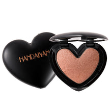 Load image into Gallery viewer, Gold Highlighter Palette Cosmetic Iluminador Face Contour Glow Makeup Bronze Powder Roze Shimmer High Lighter Heart
