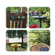 Load image into Gallery viewer, Solar Water Mercury Garden Miniature Floating Fountain
