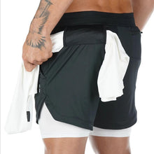 Load image into Gallery viewer, Summer Running Shorts Men 2 in 1 Sports  Shorts
