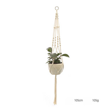 Load image into Gallery viewer, Custom Hand-knitted Hanging Flowerpot Net Bag
