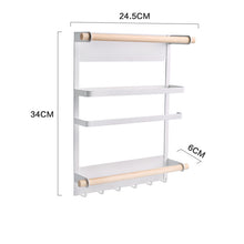 Load image into Gallery viewer, Magnetic Adsorption Refrigerator Side Rack Wall-mounted Multi-function Storage Holder
