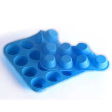Load image into Gallery viewer, 24 holes with round silicone cake mould
