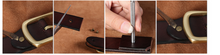 Load image into Gallery viewer, Men&#39;s leather belt
