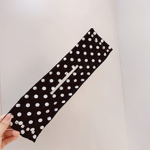 Load image into Gallery viewer, Women Elegant Solid Print Bun DIY Hairstyle Making Hold Long Tools Bow Headband Hairbands Fashion Hair Accessories
