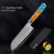 Load image into Gallery viewer, Damascus Stainless Steel Kitchen Knife
