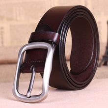 Load image into Gallery viewer, Leather belt buckle male pure leather belt young mens belt all-match middle-aged.
