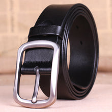 Load image into Gallery viewer, Leather belt buckle male pure leather belt young mens belt all-match middle-aged.
