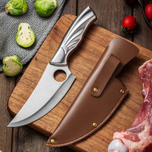 Load image into Gallery viewer, Stainless Steel Chef&#39;s Kitchen Household Deboning And Meat Cutting Small Scimitar

