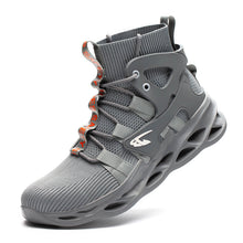 Load image into Gallery viewer, High-top Safety Shoes Construction Protective Footwear Men Steel Toe Shoes Breathable Hiking Boots Puncture Proof Work Boots
