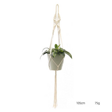 Load image into Gallery viewer, Custom Hand-knitted Hanging Flowerpot Net Bag
