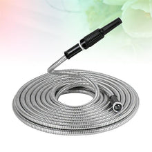 Load image into Gallery viewer, Stainless steel metal garden hose
