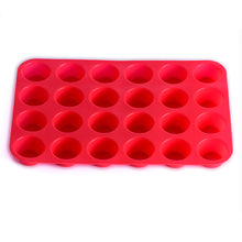 Load image into Gallery viewer, 24 holes with round silicone cake mould
