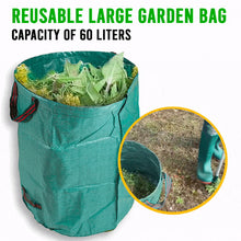 Load image into Gallery viewer, Plastic Green Garden Bag
