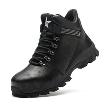Load image into Gallery viewer, High-top Safety Shoes Construction Protective Footwear Men Steel Toe Shoes Breathable Hiking Boots Puncture Proof Work Boots
