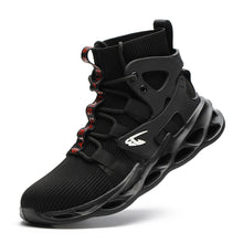 Load image into Gallery viewer, High-top Safety Shoes Construction Protective Footwear Men Steel Toe Shoes Breathable Hiking Boots Puncture Proof Work Boots

