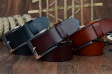 Load image into Gallery viewer, Men&#39;s leather belt
