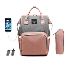 Load image into Gallery viewer, Large Capacity Diaper Bag Mummy Nursing Nappy Backpacks Travel Baby
