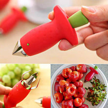Load image into Gallery viewer, Strawberry Huller Creative Fruit Leaf Remover Kitchen Gadget

