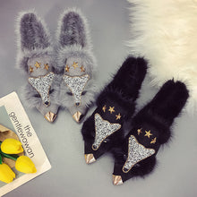Load image into Gallery viewer, Fur shoes
