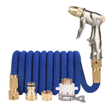 Load image into Gallery viewer, Garden Hose Telescopic Magic Hose Plastic Flexible Car Wash Hose Metal Spray Gun Outdoor Garden Watering
