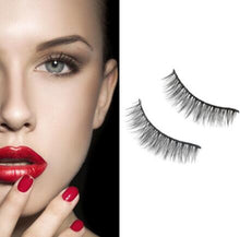 Load image into Gallery viewer, 3 pair false eyelashes mink hair lashes Slim curly raised fake Eyelashes extension Cilios Posticos makeup
