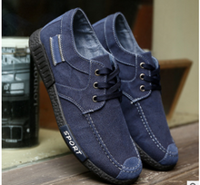 Load image into Gallery viewer, Old Beijing Cloth Shoes Leisure Men&#39;s Canvas Soft Sole Shoes
