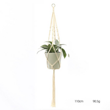 Load image into Gallery viewer, Custom Hand-knitted Hanging Flowerpot Net Bag
