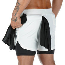 Load image into Gallery viewer, Summer Running Shorts Men 2 in 1 Sports  Shorts
