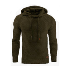 Load image into Gallery viewer, Men&#39;s Jacquard Sweater Long-sleeved Hoodie Warm Color Hooded Sweatshirt Jacket
