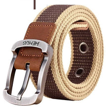 Load image into Gallery viewer, Men&#39;s Canvas Work Belt Labor Insurance Pin Buckle Belt
