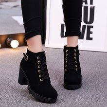 Load image into Gallery viewer, Cross strappy booties with Martin boots

